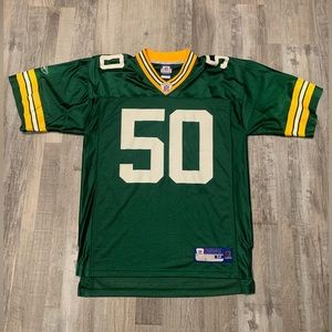 NFL Green Bay Packers jersey AJ Hawk #50